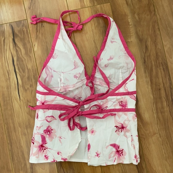 Y2K vintage Halter babydoll top - Picture 2 of 5